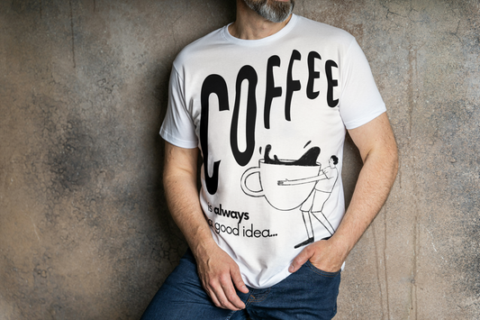 Coffee Vibes Classic Round Neck T- Shirt